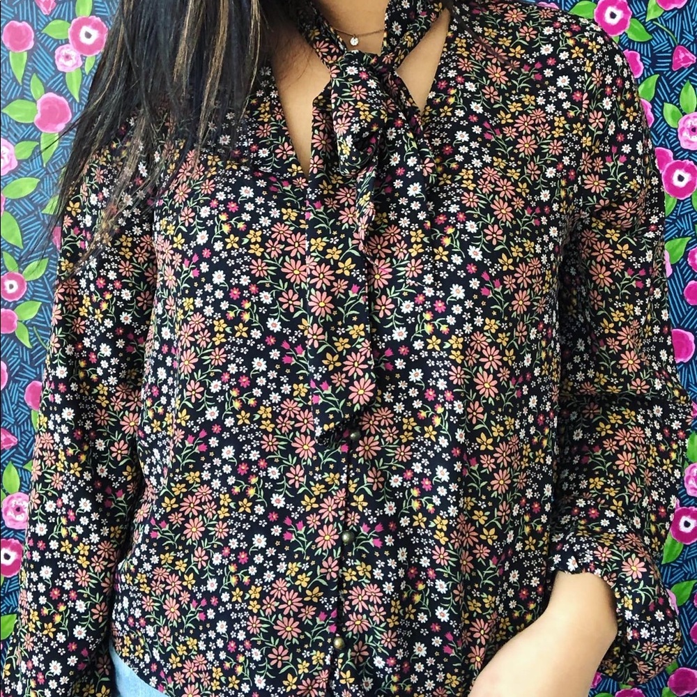 Sassy Floral Blouse